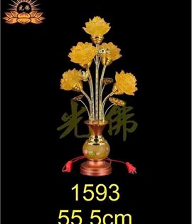 đèn 5 bông sen nở 1593