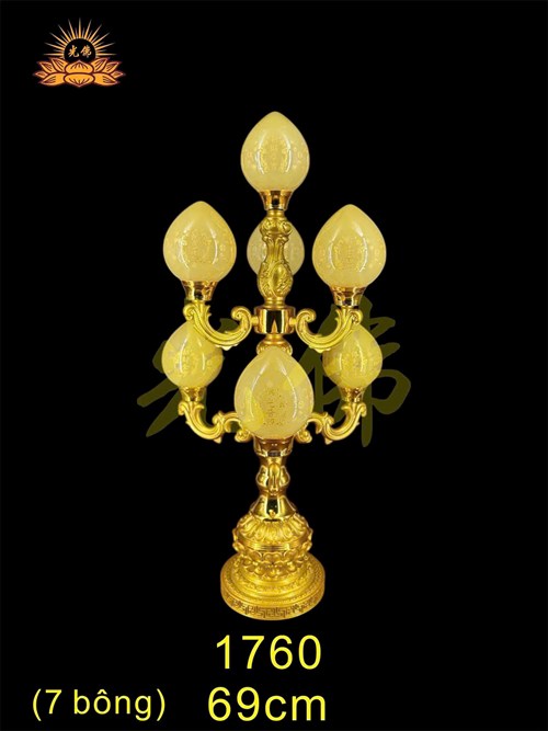 đèn 7 bông đào 1760 69cm