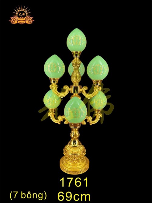 đèn 7 bông đào 1761 - 69cm