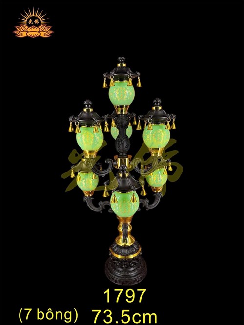 đèn 7 bông LL tròn 1797 - 73.5cm