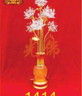 Đèn 7 bông pha lê 1414