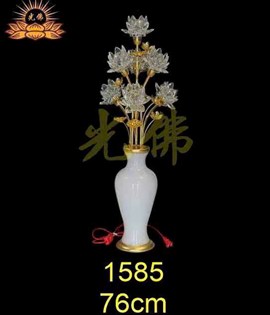 Đèn 7 bông pha lê 1585