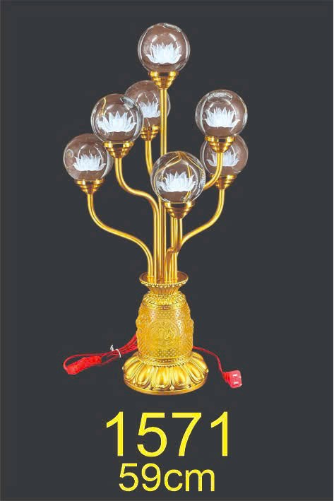 Đèn 7 bông quả cầu 1571