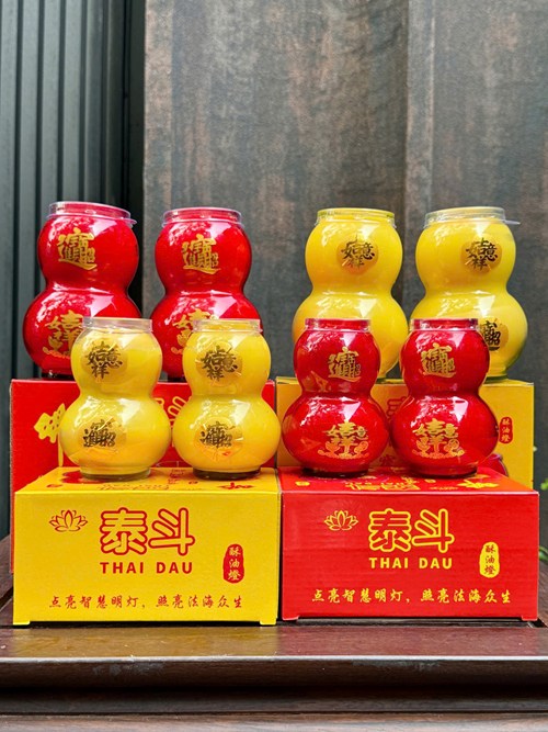 Đèn cầy hồ lô nhỏ