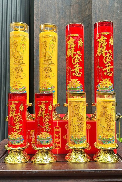 Đèn cầy ống thủy tinh 5 ngày