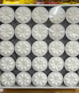 đèn cầy sáp 4h trắng