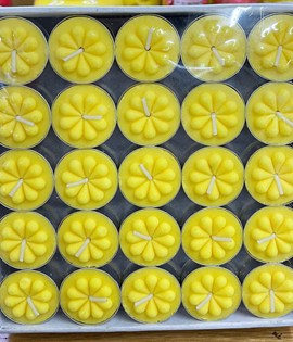 đèn cầy sáp 4h vàng