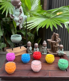 Đèn cầy sen 1 ngày