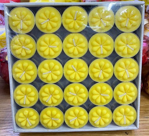 đèn cầy vĩ 2h vàng