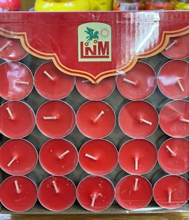 đèn cầy vĩ bơ 4h đỏ