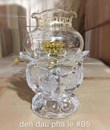 đèn dầu pha lê 05 nhỏ trắng