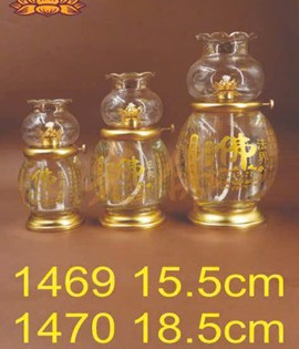 đèn dầu pha lê nhỏ 1469