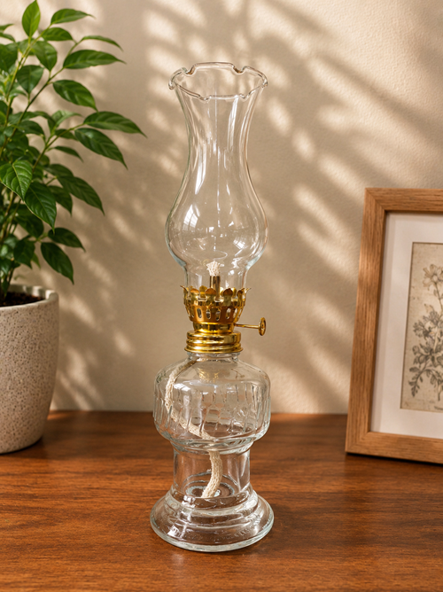 ĐÈN DẦU THỦY TINH 001