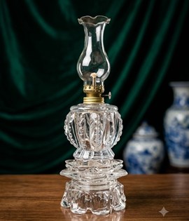 ĐÈN DẦU THỦY TINH SỐ 8
