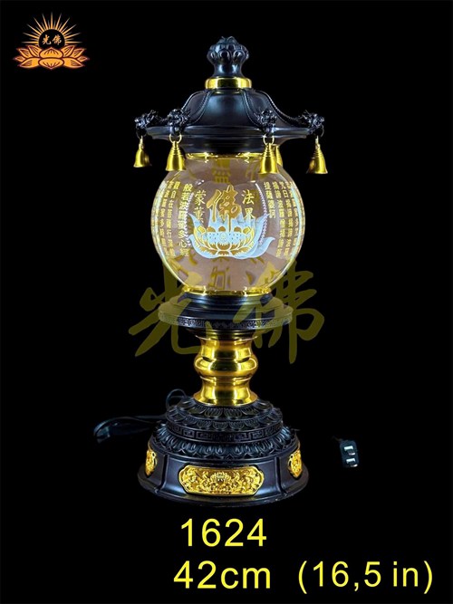 Đèn pha lê 1624 42cm