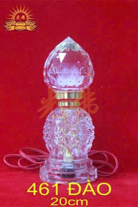 đèn pha lê 461 đào