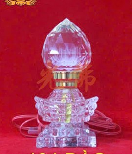 đèn pha lê 464 đào
