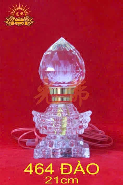 đèn pha lê 464 đào