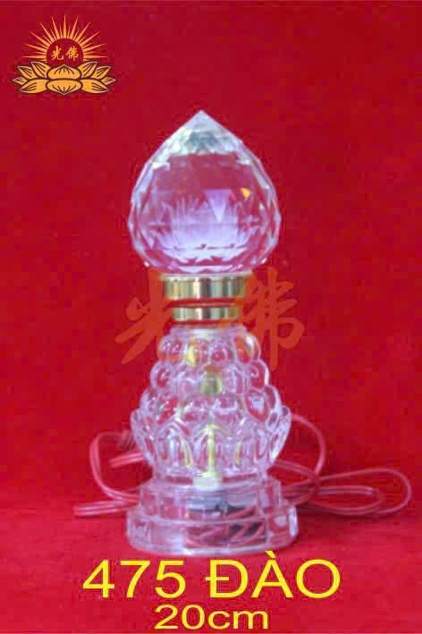 đèn pha lê 475 đào