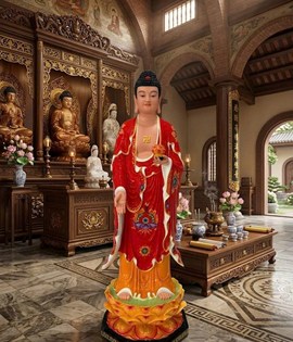 di đà đứng áo đỏ 80cm