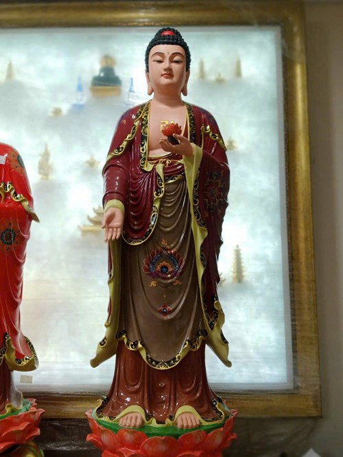 di đà đứng áo màu cổ 1m2