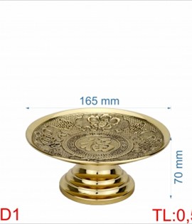 DĨA ĐỒNG D1 - 17CM