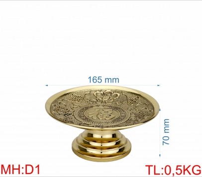 DĨA ĐỒNG D1 - 17CM