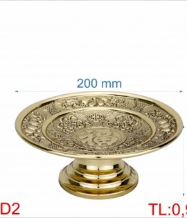 DĨA ĐỒNG D2 - 20cm