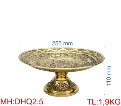 dĩa hoa quả 2.5t