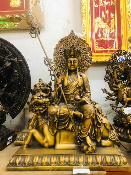 địa tạng ngồi thính 37cm