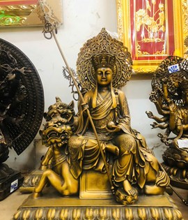 địa tạng ngồi thính 47cm
