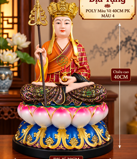 địa tạng poly màu vẽ 40pk màu 4