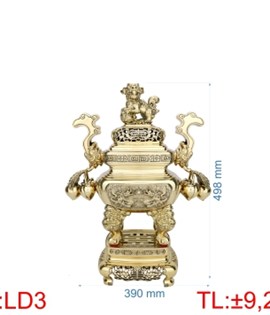 đỉnh lư đào 3 - 49CM