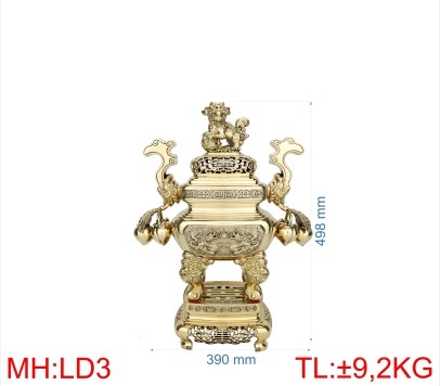 đỉnh lư đào 3 - 49CM
