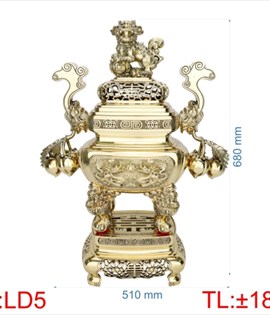 đỉnh lư đào 5 -66CM