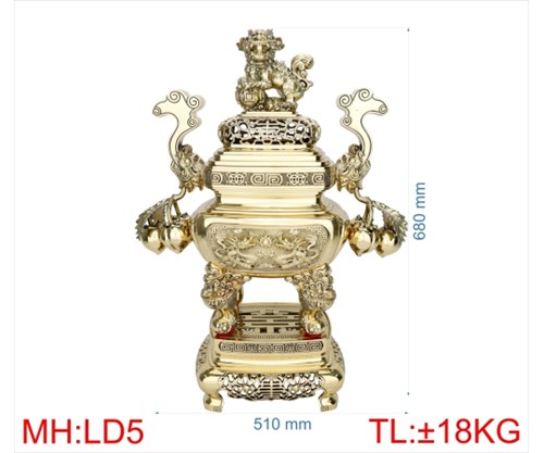 đỉnh lư đào 5 -66CM