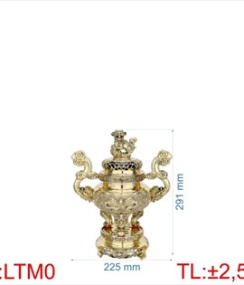 đỉnh lư tròn tay mây LTTM0 -29CM