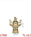 đỉnh lư tròn tay mây LTTM0 -29CM