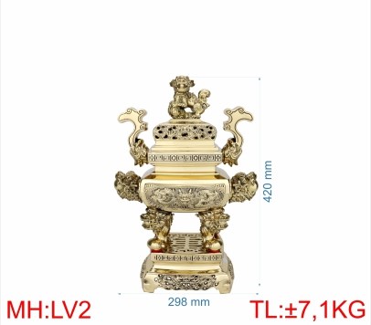 ĐỈNH LƯ VUÔNG 2 - 43CM