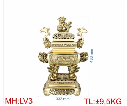 ĐỈNH LƯ VUÔNG 3 - 49CM