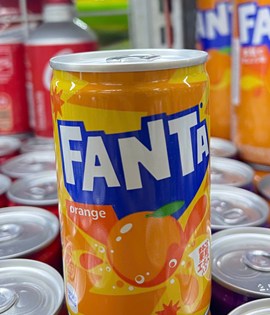 Fanta cam nhật lon mini 160ml