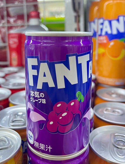 Fanta nho nhật lon mini 160ml