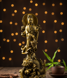 quan âm đứng 23cm