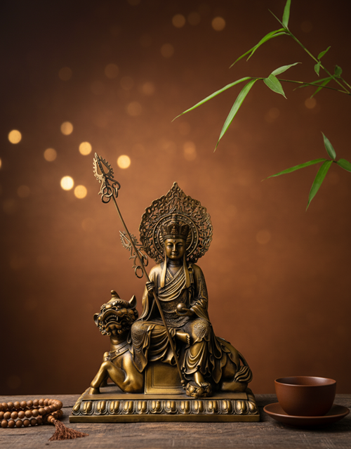 địa tạng ngồi thính 37cm