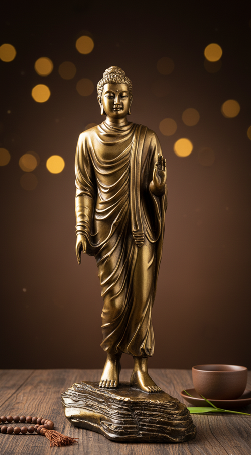 phật ban phước đồng 60cm