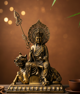 địa tạng ngồi thính 47cm