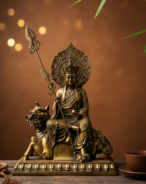 địa tạng ngồi thính 47cm