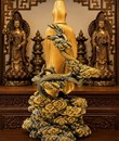 quan âm đứng rồng 50cm