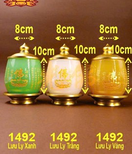 chung nước lưu ly kinh nhỏ 1492 trắng