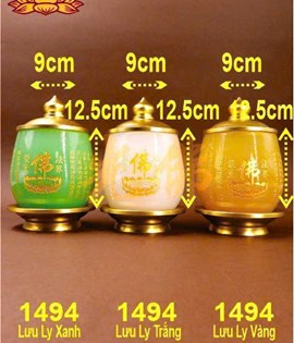 chung nước lưu ly kinh lớn 1494 trắng